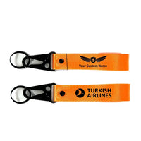 Thumbnail for Turkish Airlines Hawk-shaped key chain, Orange+ NAME