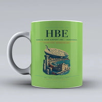 Thumbnail for El Arab Airport HBE — Alexandria Mug design on light green borg