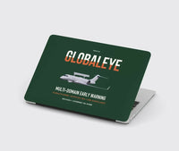Thumbnail for Saab GlobalEye design on dark green MacBook case