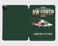 Thumbnail for Leonardo AW109SP GrandNew design on dark green ipad tablet case