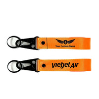 Thumbnail for VietJet Air Hawk-shaped key chain, Orange+ NAME