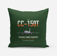 Thumbnail for Airbus CC-150T Polaris design on dark green pillow