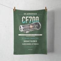 Thumbnail for CF700 design on dark green towel