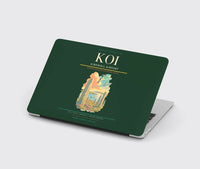 Thumbnail for Kirkwall Airport (KOI) design on dark green MacBook case