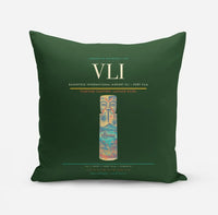 Thumbnail for Bauerfield International Airport (VLI) design on dark green pillow