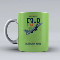 Thumbnail for Dassault Rafale C — F3-R standard design on light green ceramic mug, double-side print