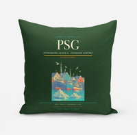 Thumbnail for Petersburg James A. Johnson Airport (PSG) design on dark green pillow