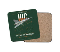 Thumbnail for Dassault Mirage IIIC design on dark green 1 piece coaster