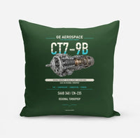 Thumbnail for CT7-9B design on dark green pillow