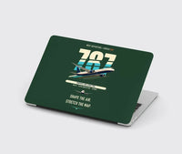 Thumbnail for Boeing 787-9 Dreamliner design on dark green MacBook case