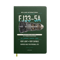Thumbnail for FJ33-5A design on dark green notebook
