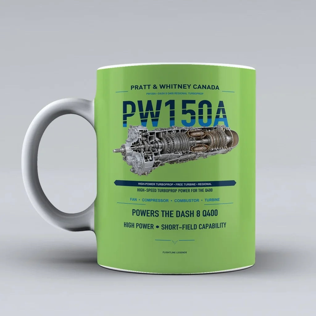 Mug design on light green pw150a