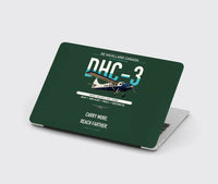 Thumbnail for DHC-3 Otter design on dark green MacBook case