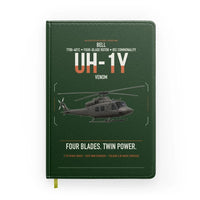 Thumbnail for Bell UH-1Y Venom design on dark green notebook
