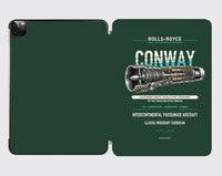 Thumbnail for CONWAY design on dark green ipad tablet case
