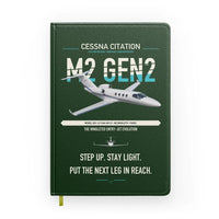 Thumbnail for Cessna Citation M2 Gen2 design on dark green notebook