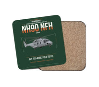 Thumbnail for NHIndustries NH90 NFH Caïman design on dark green 1 piece coaster