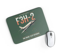 Thumbnail for F3H-2 Demon design on dark green rectangle mouse pad