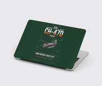 Thumbnail for Boeing CH-47D design on dark green MacBook case