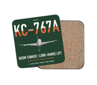 Thumbnail for Boeing KC-767A design on dark green 1 piece coaster