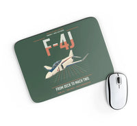 Thumbnail for F-4J Phantom II design on dark green rectangle mouse pad