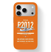 Thumbnail for Tecnam P2012 Traveller design on orange magsafe iphone case, for iPhone 17 Pro