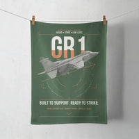 Thumbnail for SEPECAT Jaguar GR1 design on dark green towel