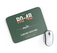 Thumbnail for RQ-4B Global Hawk design on dark green rectangle mouse pad