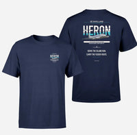 Thumbnail for de Havilland DH.114 Heron 2D design on navy blue t shirt