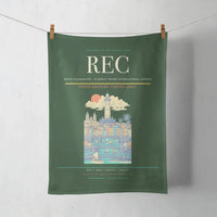 Thumbnail for Recife Guararapes (REC) design on dark green towel