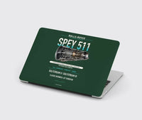 Thumbnail for SPEY 511 design on dark green MacBook case