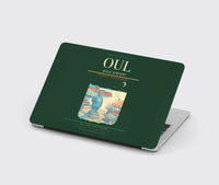 Thumbnail for Oulu Airport (OUL) design on dark green MacBook case