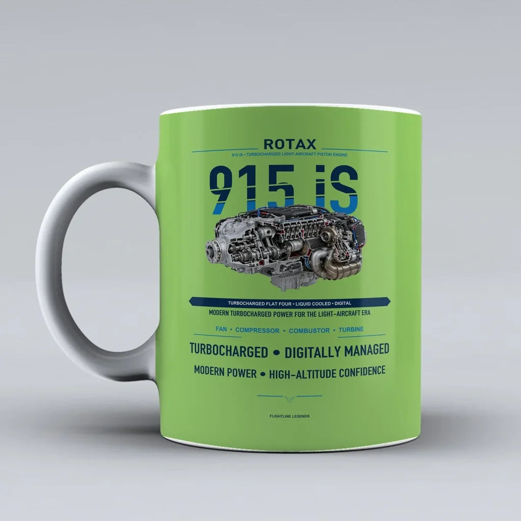 iS Mug design on light green 915