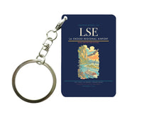 Thumbnail for La Crosse Regional Airport (LSE) design on navy blue key chain