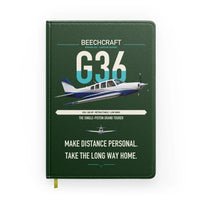 Thumbnail for Beechcraft Bonanza G36 design on dark green notebook
