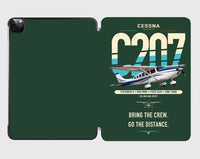 Thumbnail for Cessna T207A Stationair 8 design on dark green ipad tablet case