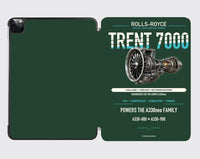 Thumbnail for TRENT 7000 design on dark green ipad tablet case