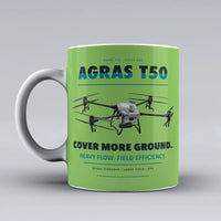 Thumbnail for Agras T50 Mug design on light green dji
