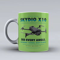 Thumbnail for X10 Mug design on light green skydio