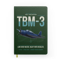 Thumbnail for TBM-3 Avenger design on dark green notebook