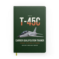 Thumbnail for T-45C Goshawk design on dark green notebook