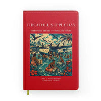 Thumbnail for VINTAGE G4189 - The Atoll Supply Day - Designed Notebooks design on red