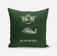 Thumbnail for Kaman SH-2F Seasprite design on dark green pillow