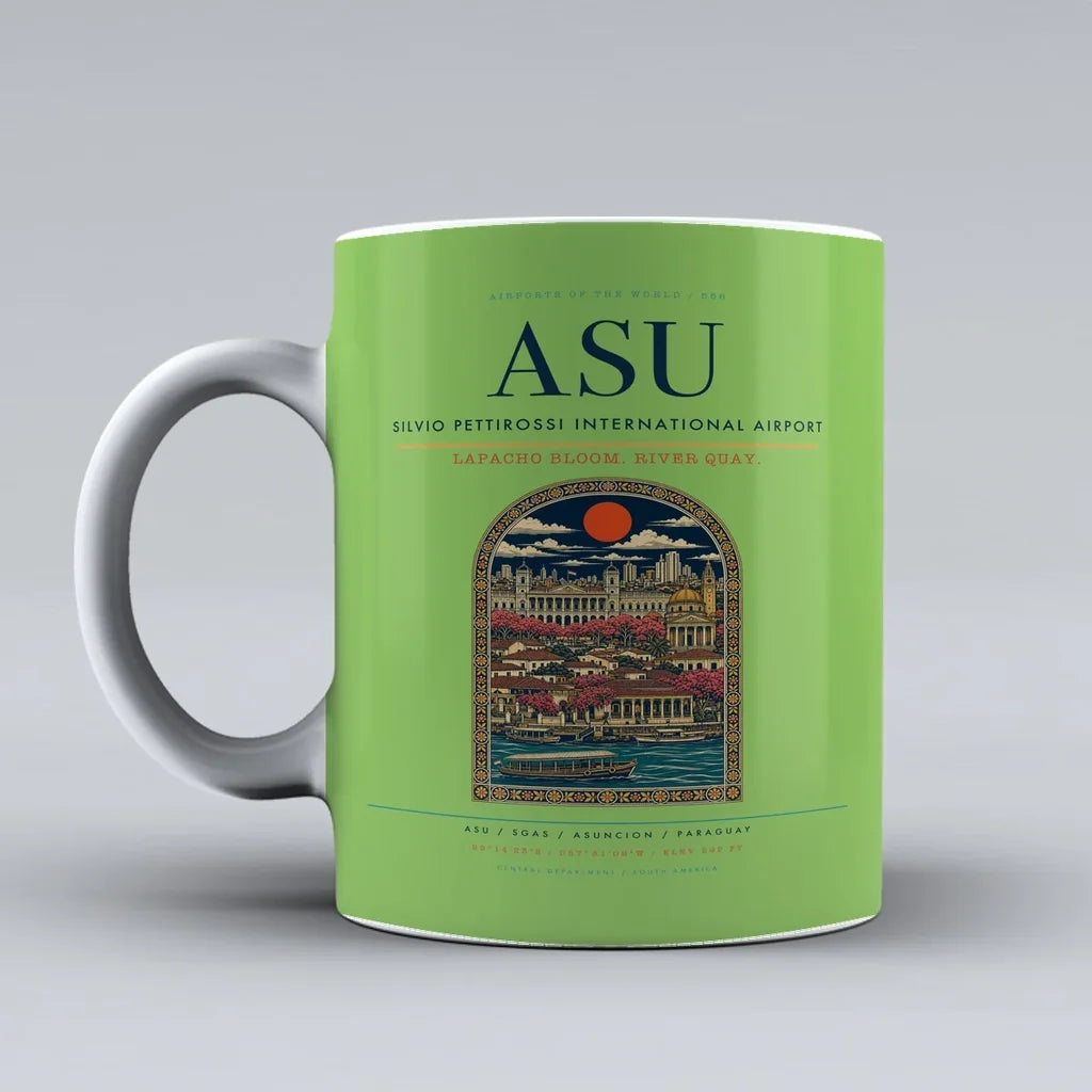 Silvio Pettirossi International Airport ASU Mug - Light Green