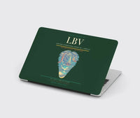 Thumbnail for Leon-Mba International Airport (LBV) design on dark green MacBook case