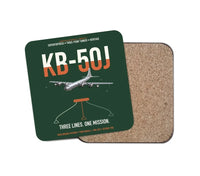 Thumbnail for KB-50J Superfortress design on dark green 1 piece coaster
