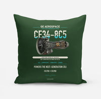 Thumbnail for CF34-8C5 design on dark green pillow
