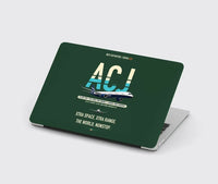 Thumbnail for Airbus ACJ350 / exact ACJ350-900 design on dark green MacBook case