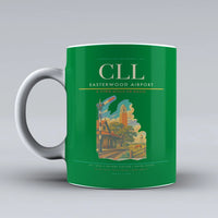Thumbnail for Easterwood Airport (CLL) airport code design on green ceramic mug