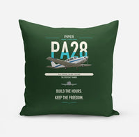 Thumbnail for Piper PA-28 Cherokee design on dark green pillow